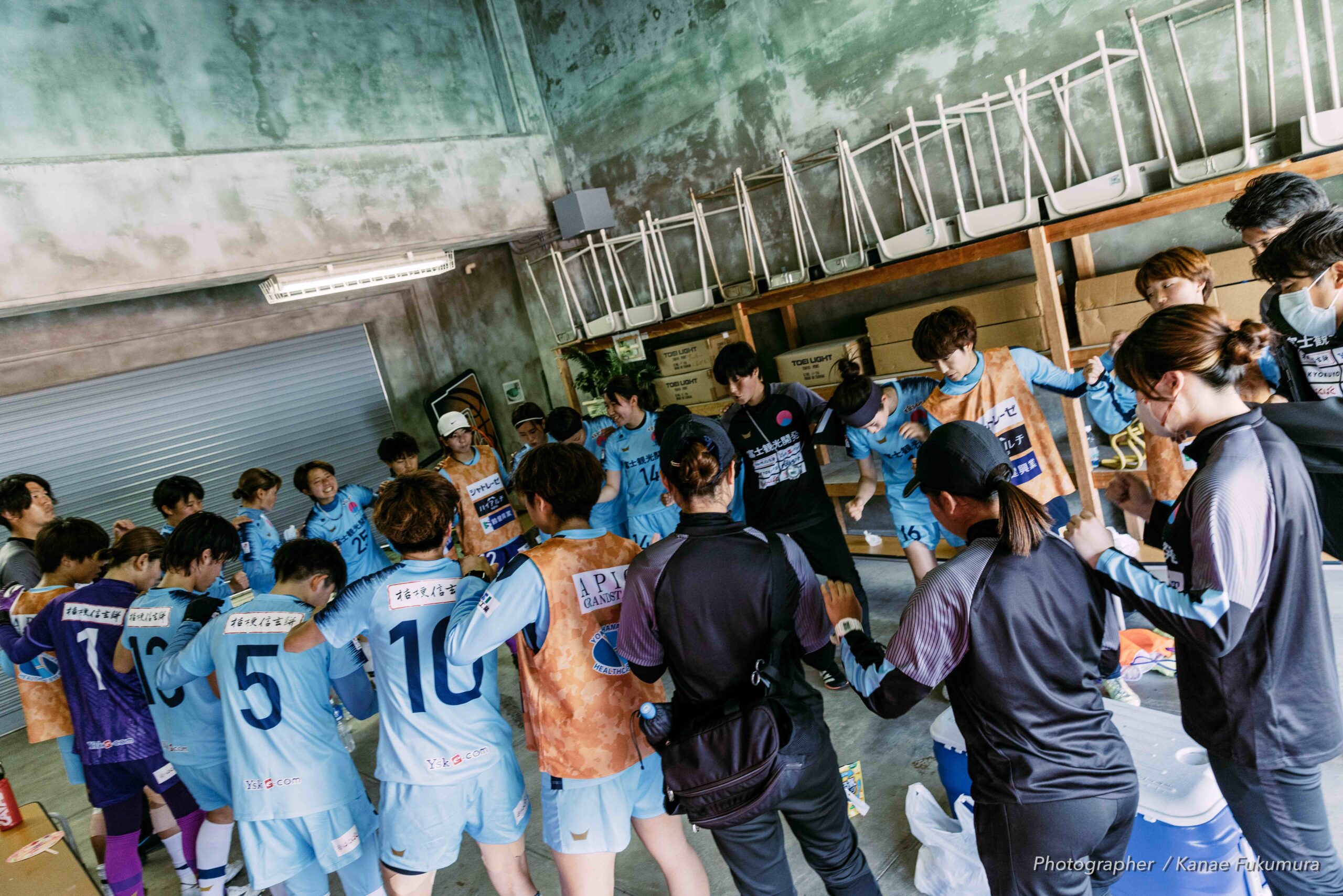 試合前