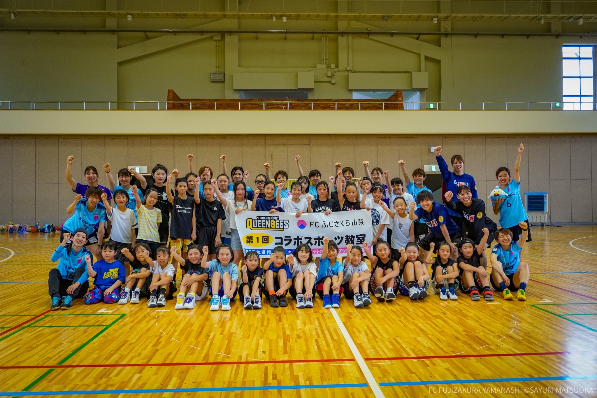 LINE_ALBUM_山梨クィーンビーズ×FCふじざくら山梨コラボイベント_230823_1