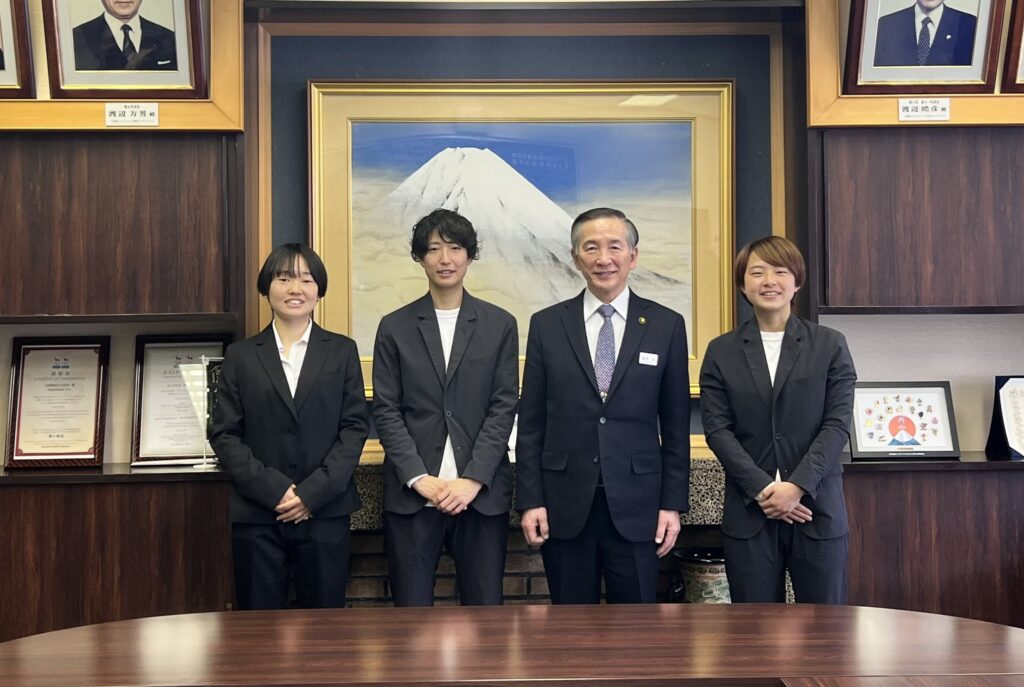 【ご報告】富士吉田市へ表敬訪問（2月29日）