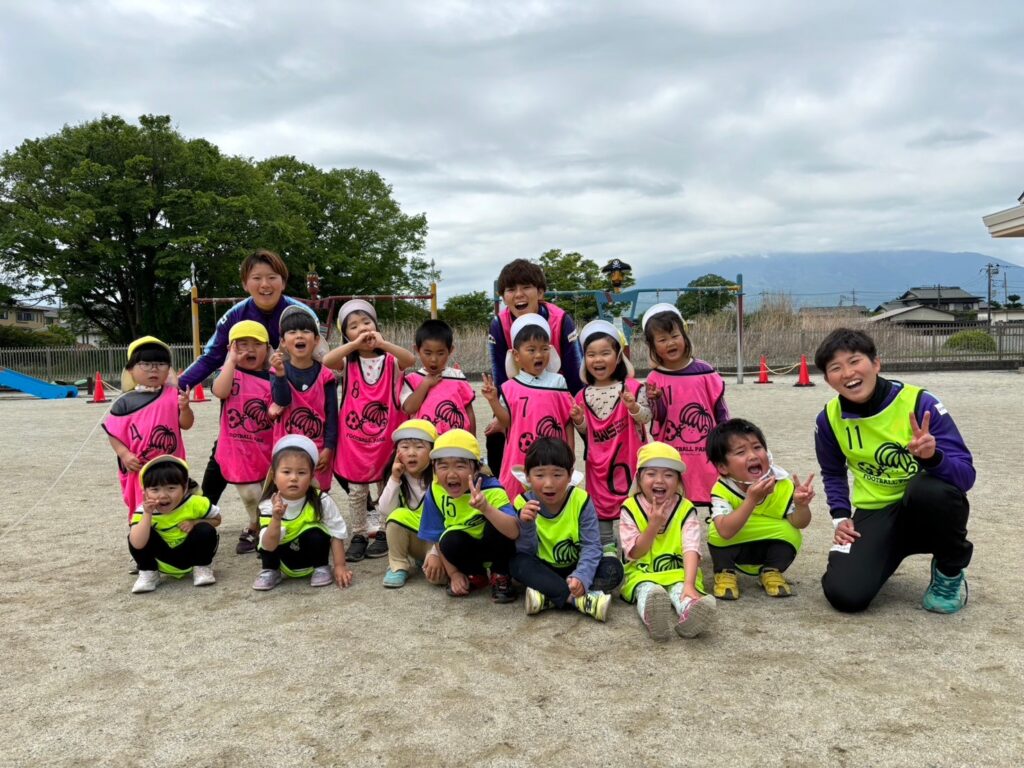【FCふじざくら山梨と遊ぼう】内野保育所様へご訪問（2024年5月22日）