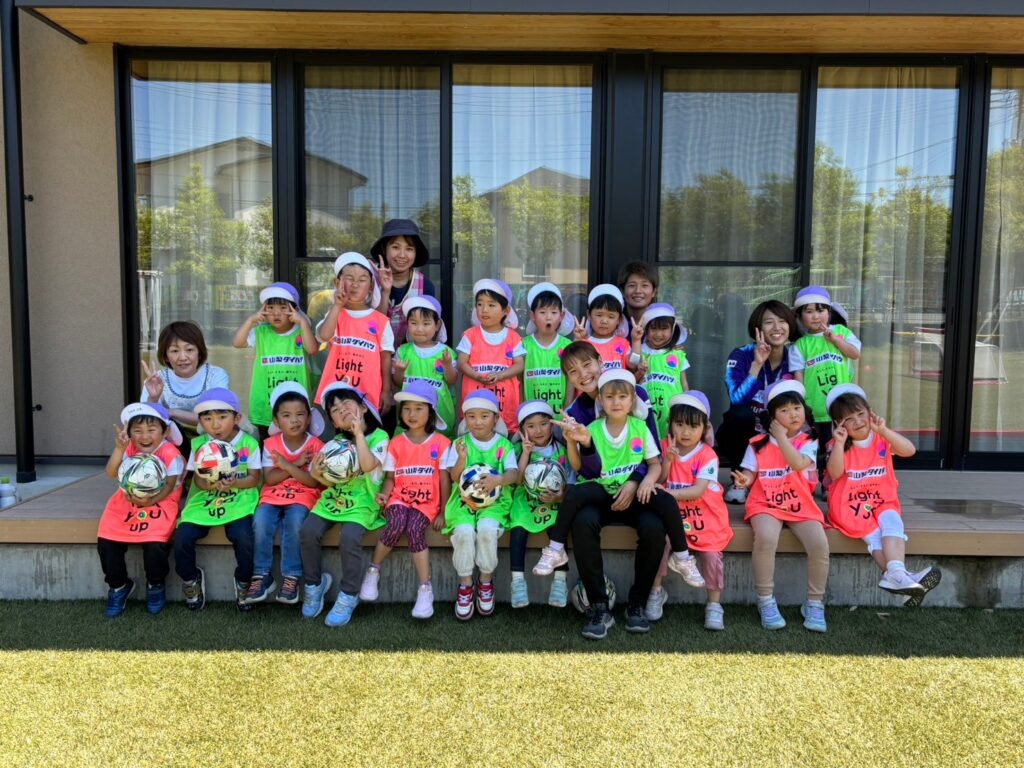 【FCふじざくら山梨と遊ぼう】船津保育所様へご訪問（2024年6月5日）