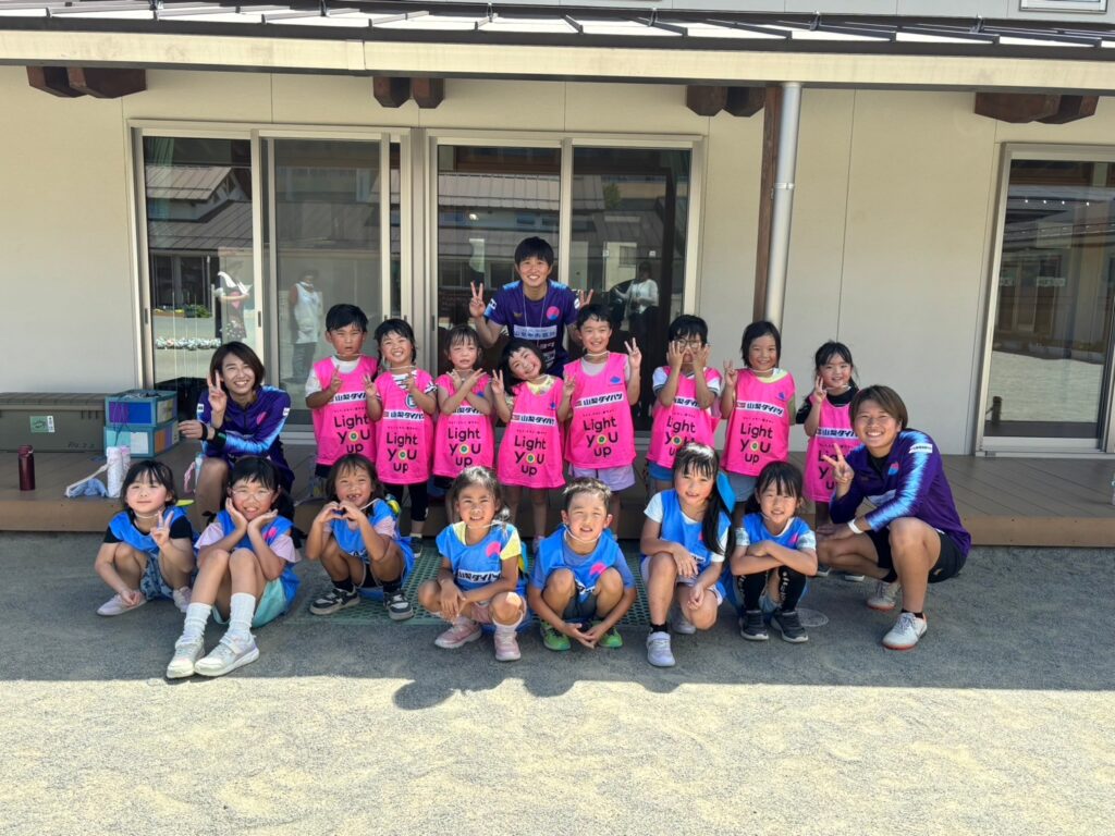 【FCふじざくら山梨と遊ぼう】すずらん保育園様へご訪問（2024年9月10日）