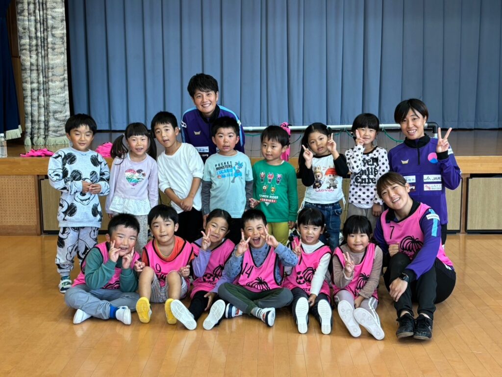 【FCふじざくら山梨と遊ぼう】内野保育所様へご訪問（2024年9月25日）