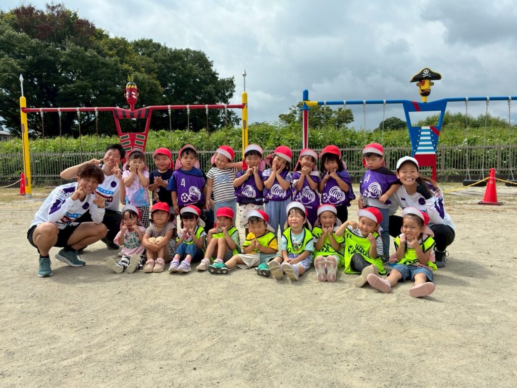 【FCふじざくら山梨と遊ぼう】内野保育所様へご訪問（2025年8月28日）