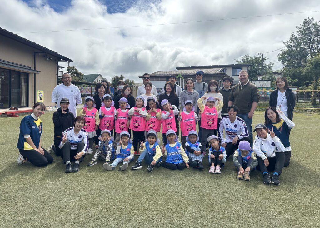 【FCふじざくら山梨と遊ぼう】船津保育所様へご訪問(2025年10月15日)