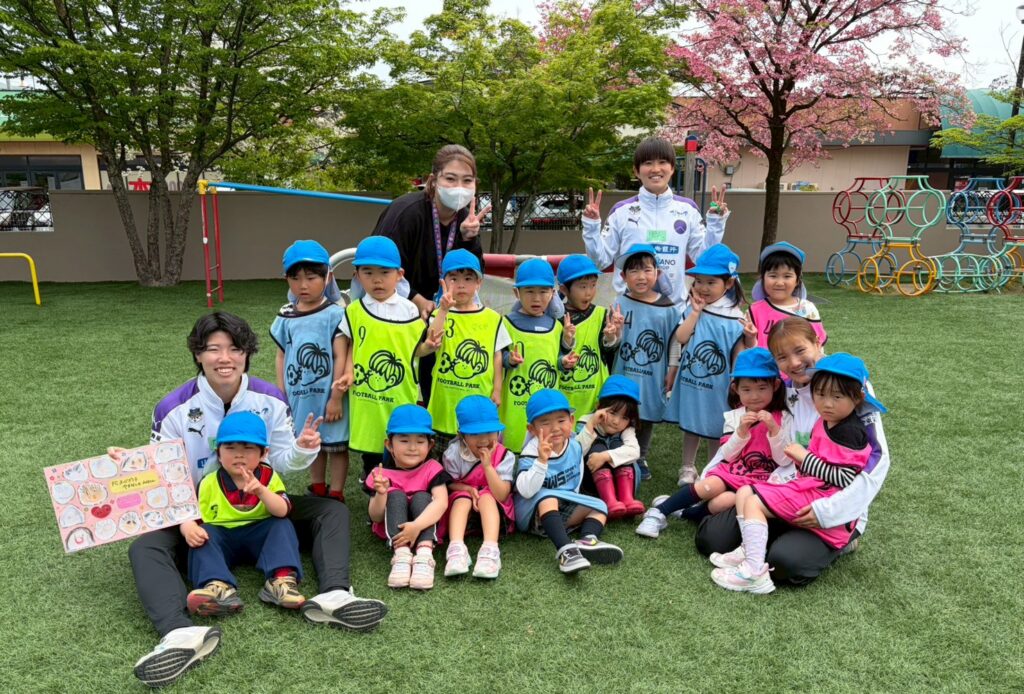 【FCふじざくら山梨と遊ぼう】朝日幼稚園様へご訪問（2026年4月1５日）