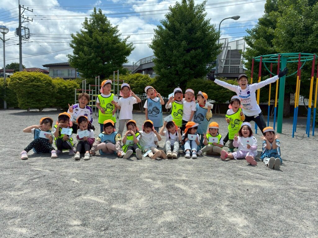 【FCふじざくら山梨と遊ぼう】小立保育所様へご訪問（2026年5月12日）